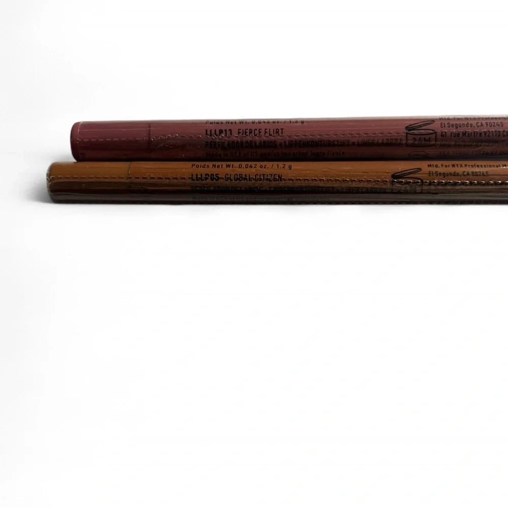 NYX Line Loud Lip Pencil Duo - fierce flirt & global citizen